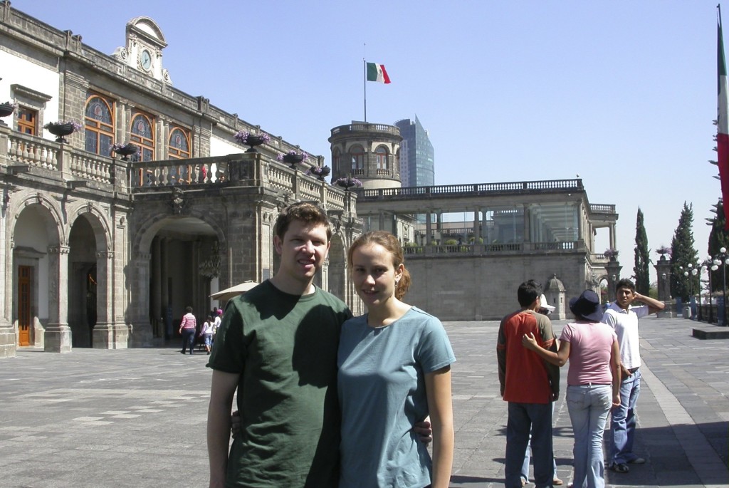 Mark Shead & Haley Shead at Chapultepec Castle in Mexico City Mark Shead & Haley Shead